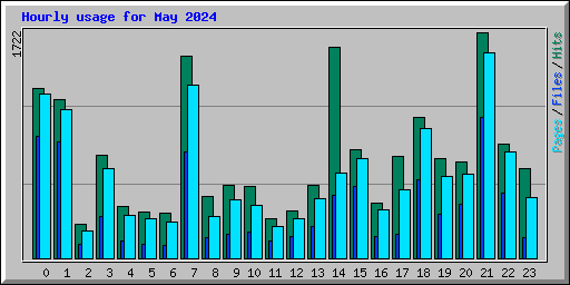 Hourly usage for May 2024